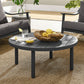 Terrace 35" Outdoor Patio Aluminum Round Coffee Table by Modway | Coffee Tables | Modishstore - 1