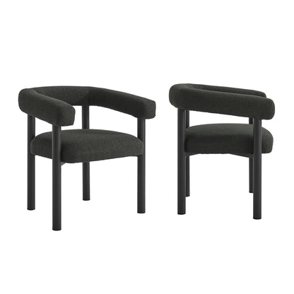 Nautica Outdoor Patio Aluminum Dining Armchairs Set of 2 by Modway | Armchairs | Modishstore - 2