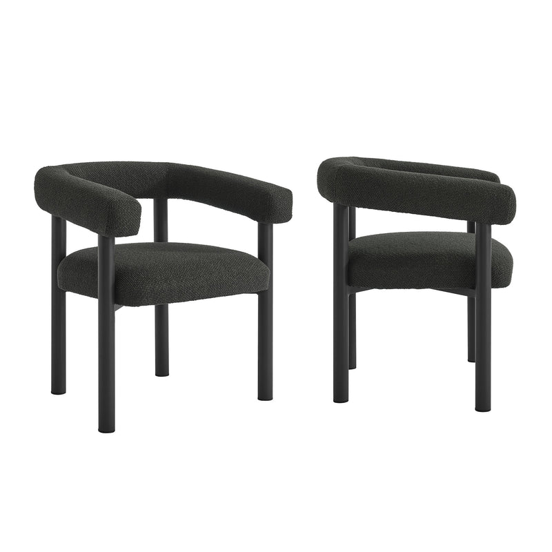 Nautica Outdoor Patio Aluminum Dining Armchairs Set of 2 by Modway | Armchairs | Modishstore - 2