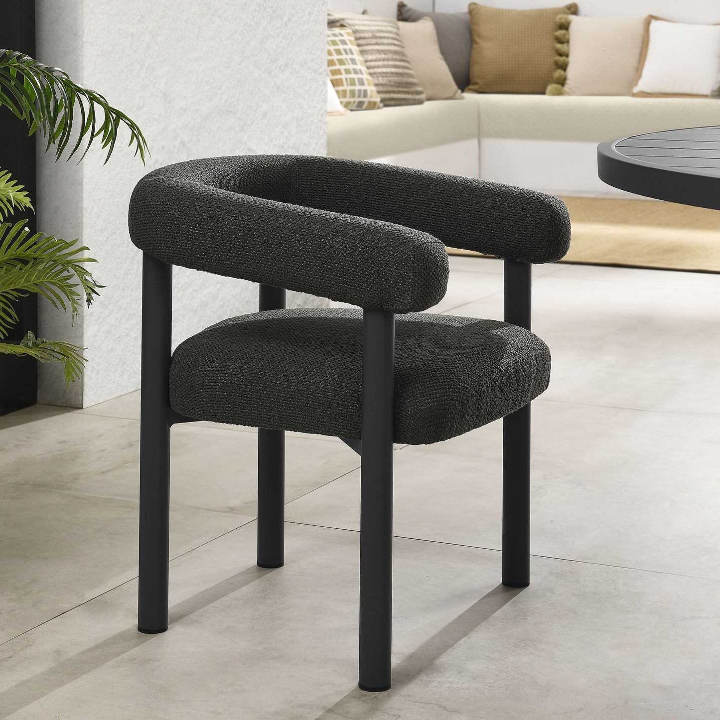 Nautica Outdoor Patio Aluminum Dining Armchairs Set of 2 by Modway | Armchairs | Modishstore - 8