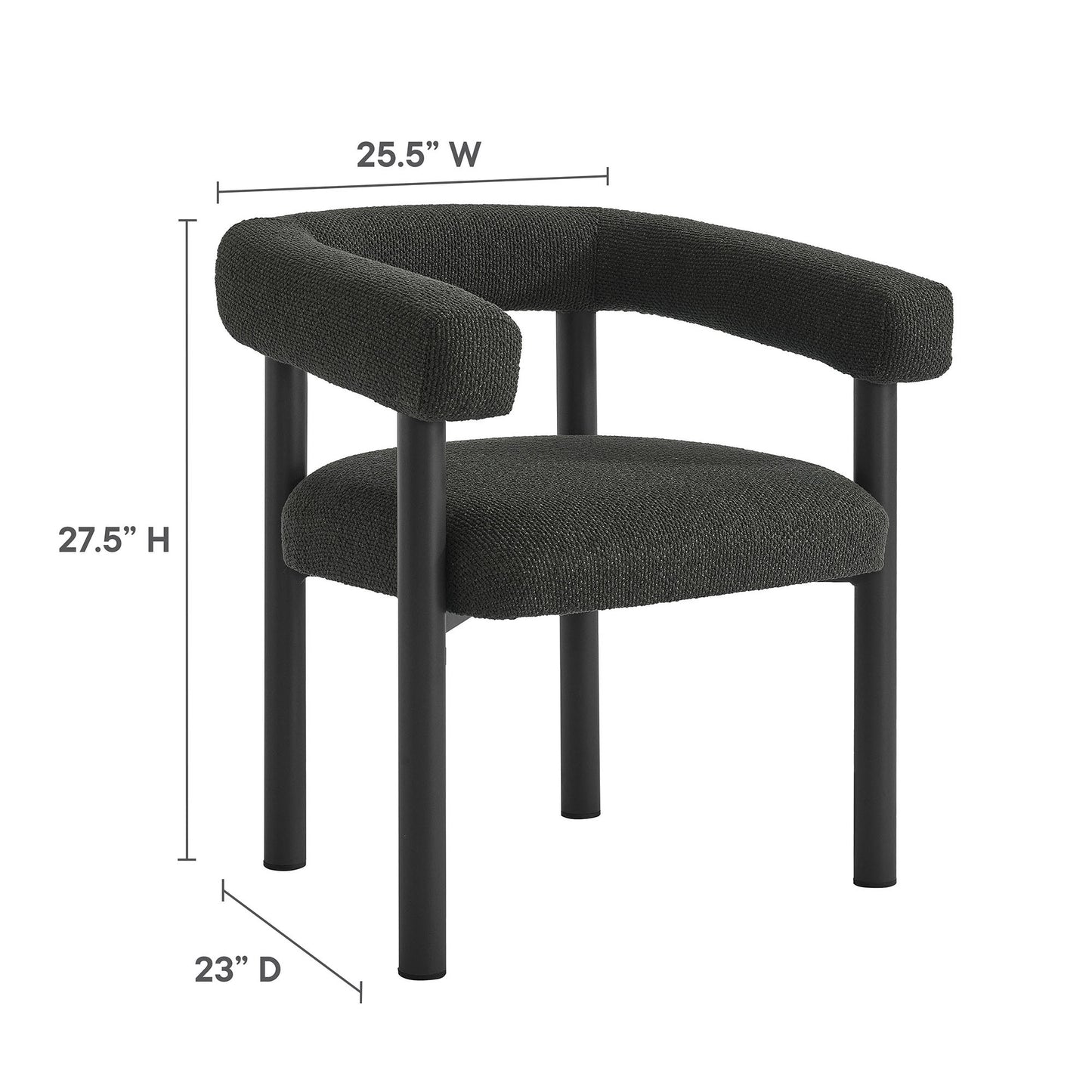 Nautica Outdoor Patio Aluminum Dining Armchairs Set of 2 by Modway | Armchairs | Modishstore - 10