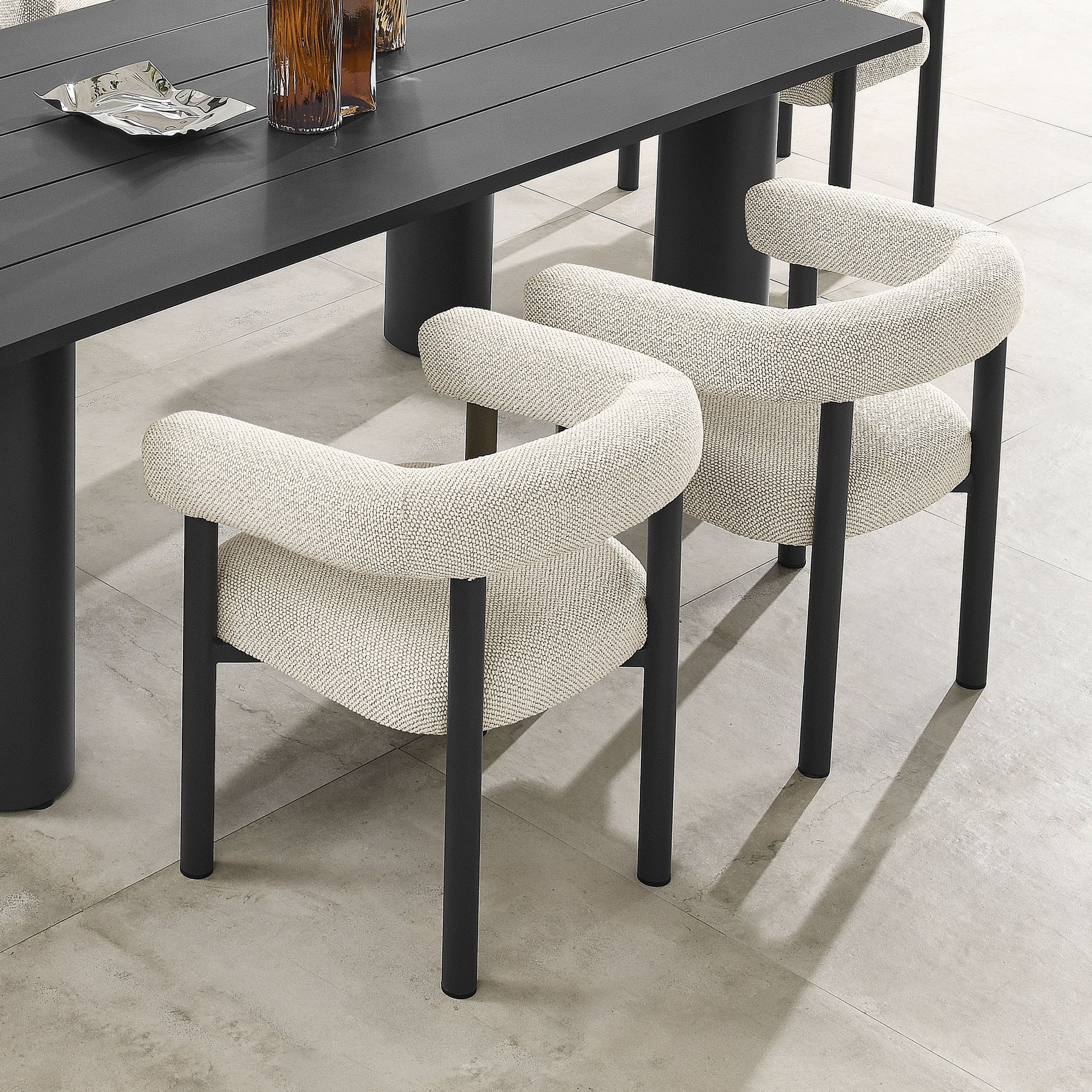 Nautica Outdoor Patio Aluminum Dining Armchairs Set of 2 by Modway | Armchairs | Modishstore - 13