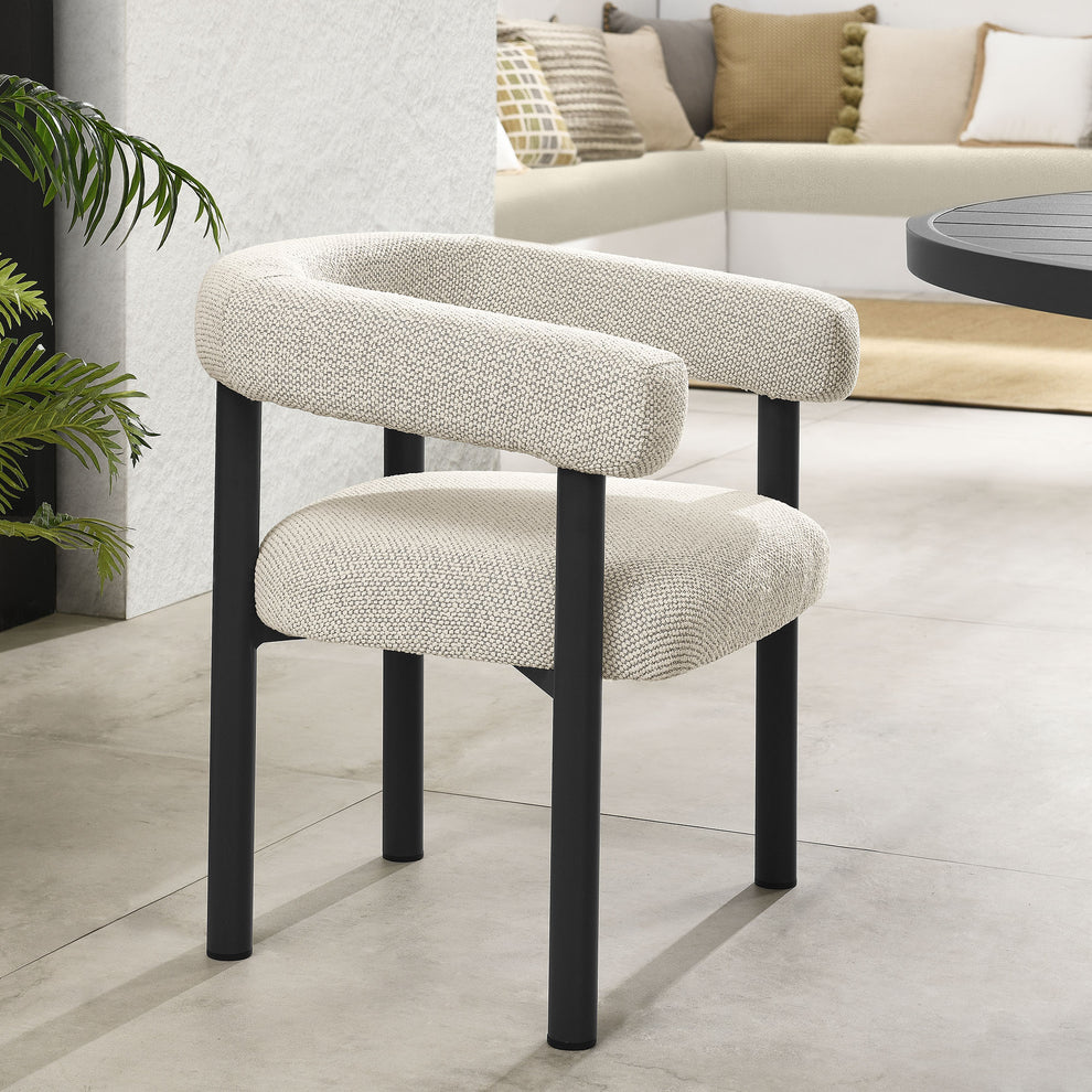Nautica Outdoor Patio Aluminum Dining Armchairs Set of 2 by Modway | Armchairs | Modishstore - 19