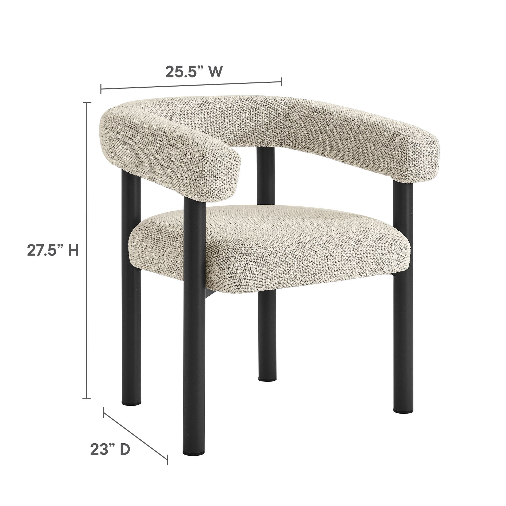 Nautica Outdoor Patio Aluminum Dining Armchairs Set of 2 by Modway | Armchairs | Modishstore - 21