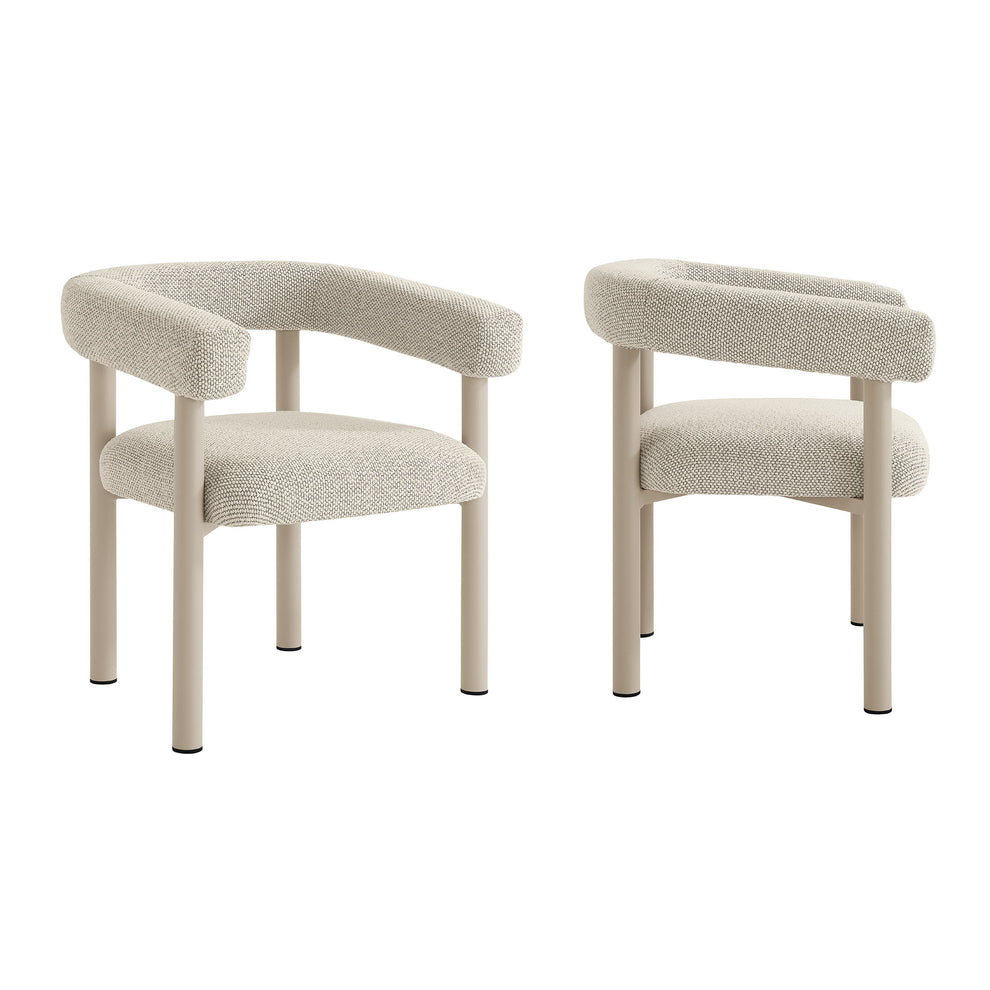 Nautica Outdoor Patio Aluminum Dining Armchairs Set of 2 by Modway | Armchairs | Modishstore - 23