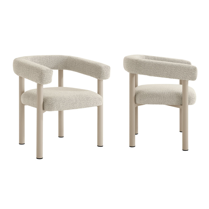 Nautica Outdoor Patio Aluminum Dining Armchairs Set of 2 by Modway | Armchairs | Modishstore - 23