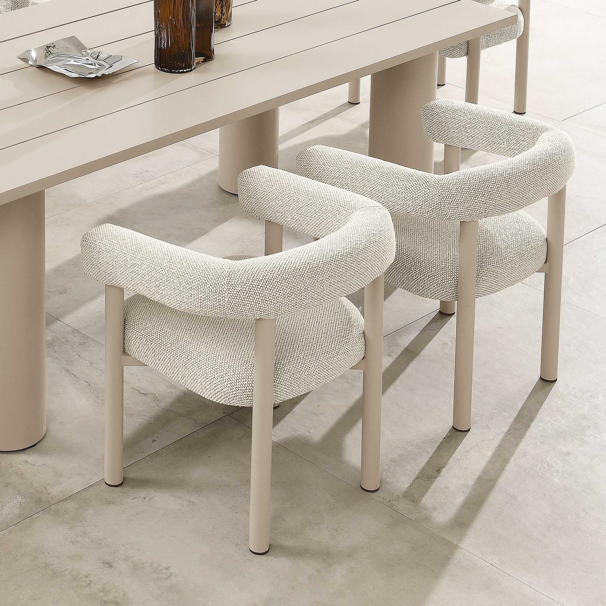 Nautica Outdoor Patio Aluminum Dining Armchairs Set of 2 by Modway | Armchairs | Modishstore - 24