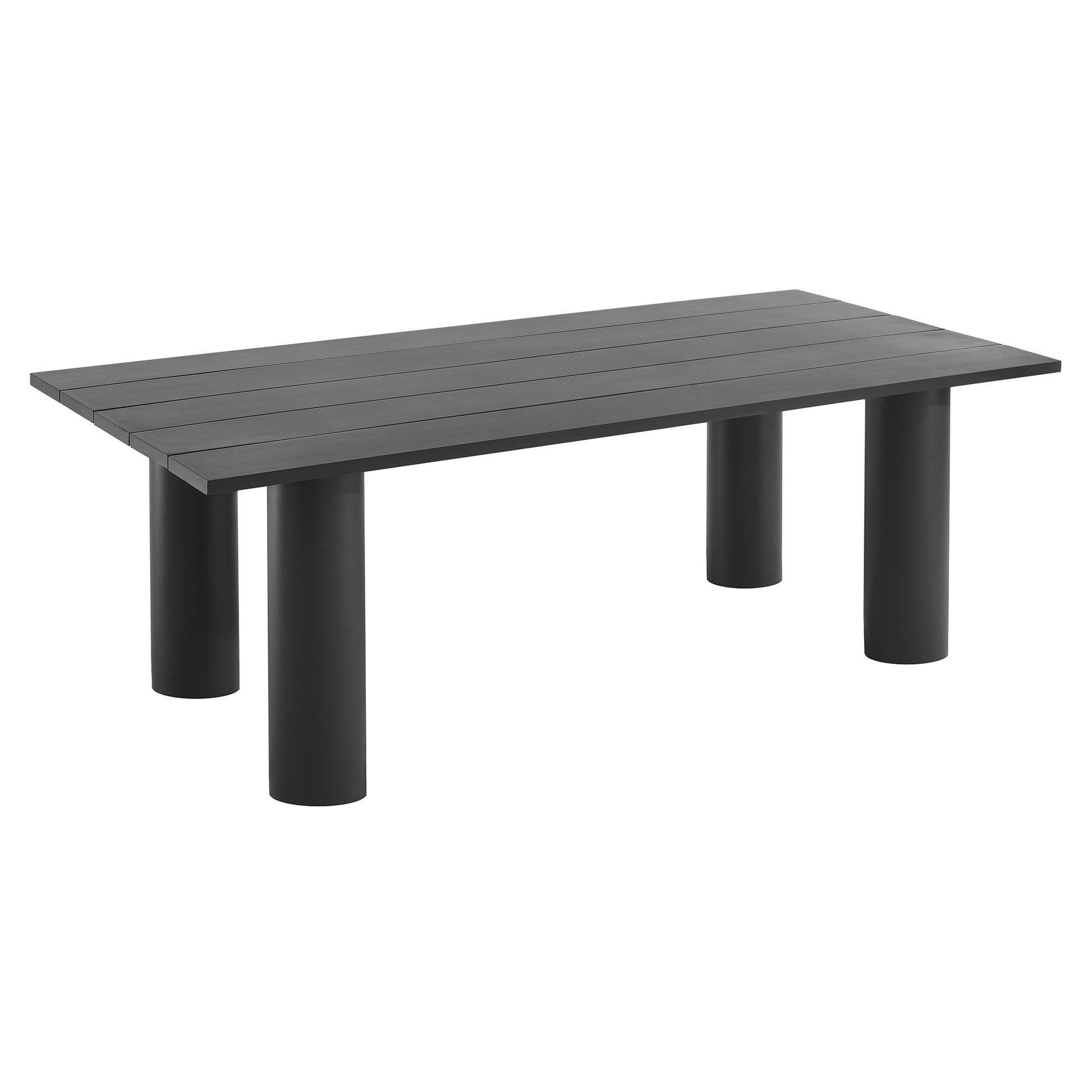 Nautica Outdoor Patio 87" Rectangular Aluminum Dining Table by Modway | Dining Tables | Modishstore - 2