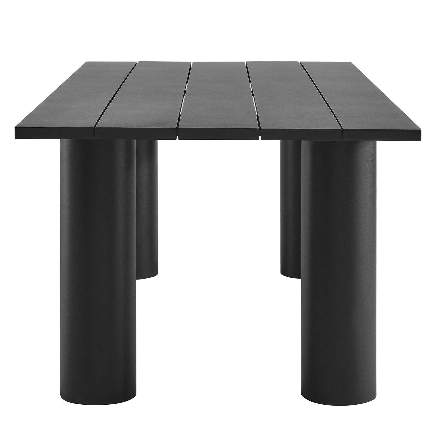 Nautica Outdoor Patio 87" Rectangular Aluminum Dining Table by Modway | Dining Tables | Modishstore - 3