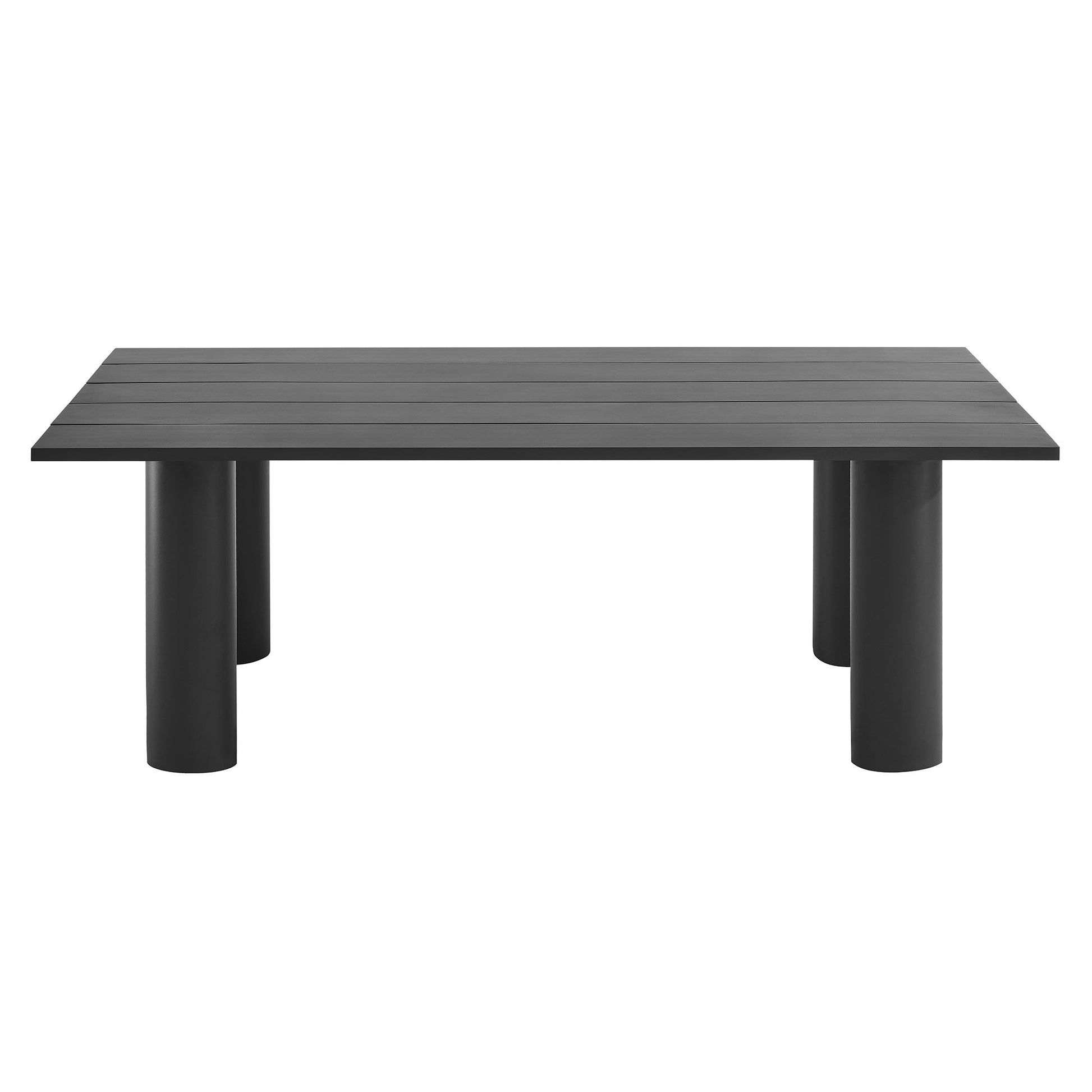 Nautica Outdoor Patio 87" Rectangular Aluminum Dining Table by Modway | Dining Tables | Modishstore - 4