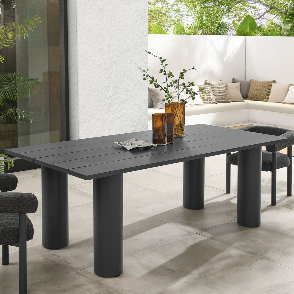 Nautica Outdoor Patio 87" Rectangular Aluminum Dining Table by Modway | Dining Tables | Modishstore - 1