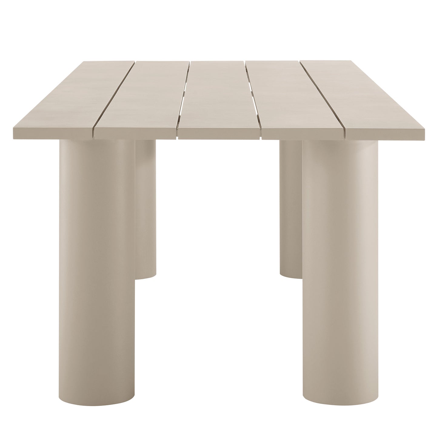 Nautica Outdoor Patio 87" Rectangular Aluminum Dining Table by Modway | Dining Tables | Modishstore - 11