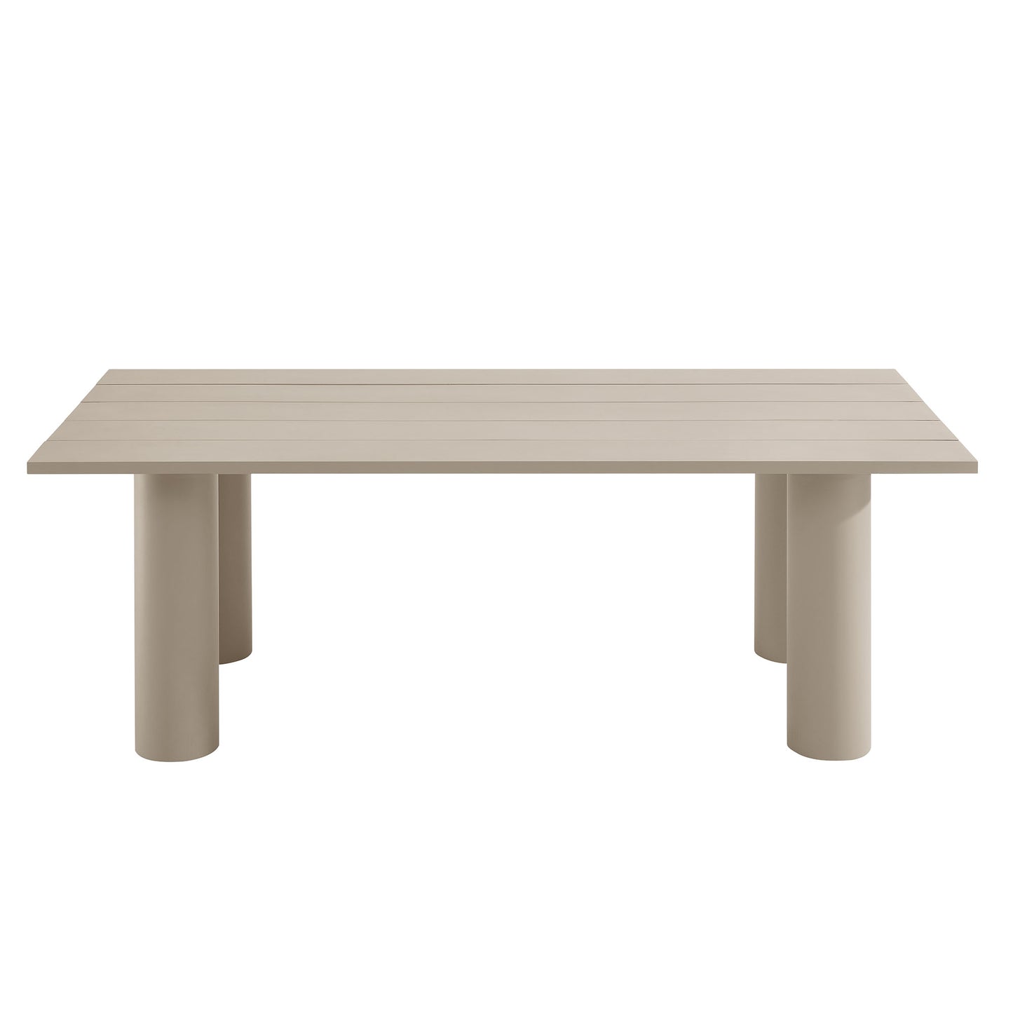 Nautica Outdoor Patio 87" Rectangular Aluminum Dining Table by Modway | Dining Tables | Modishstore - 12