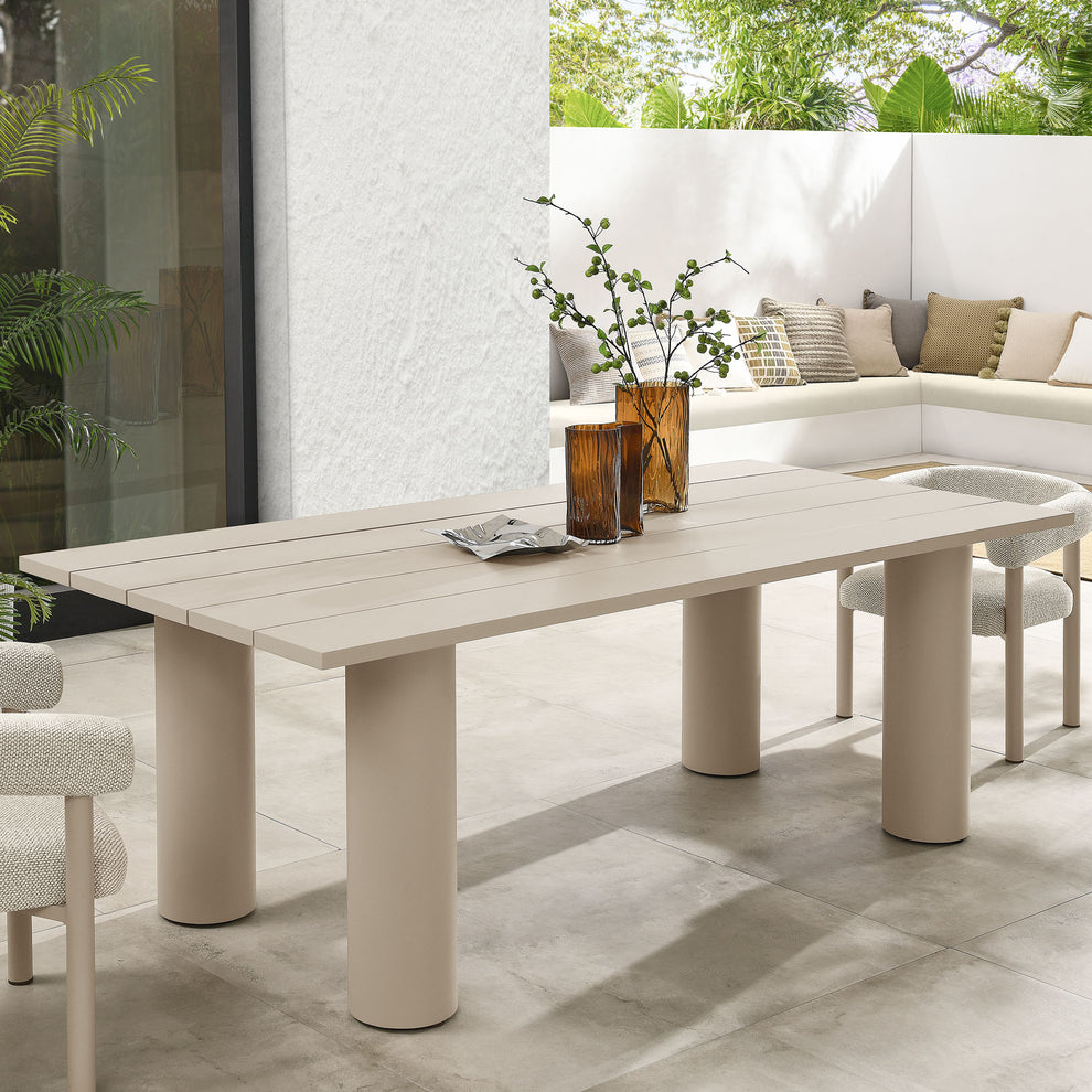 Nautica Outdoor Patio 87" Rectangular Aluminum Dining Table by Modway | Dining Tables | Modishstore - 16