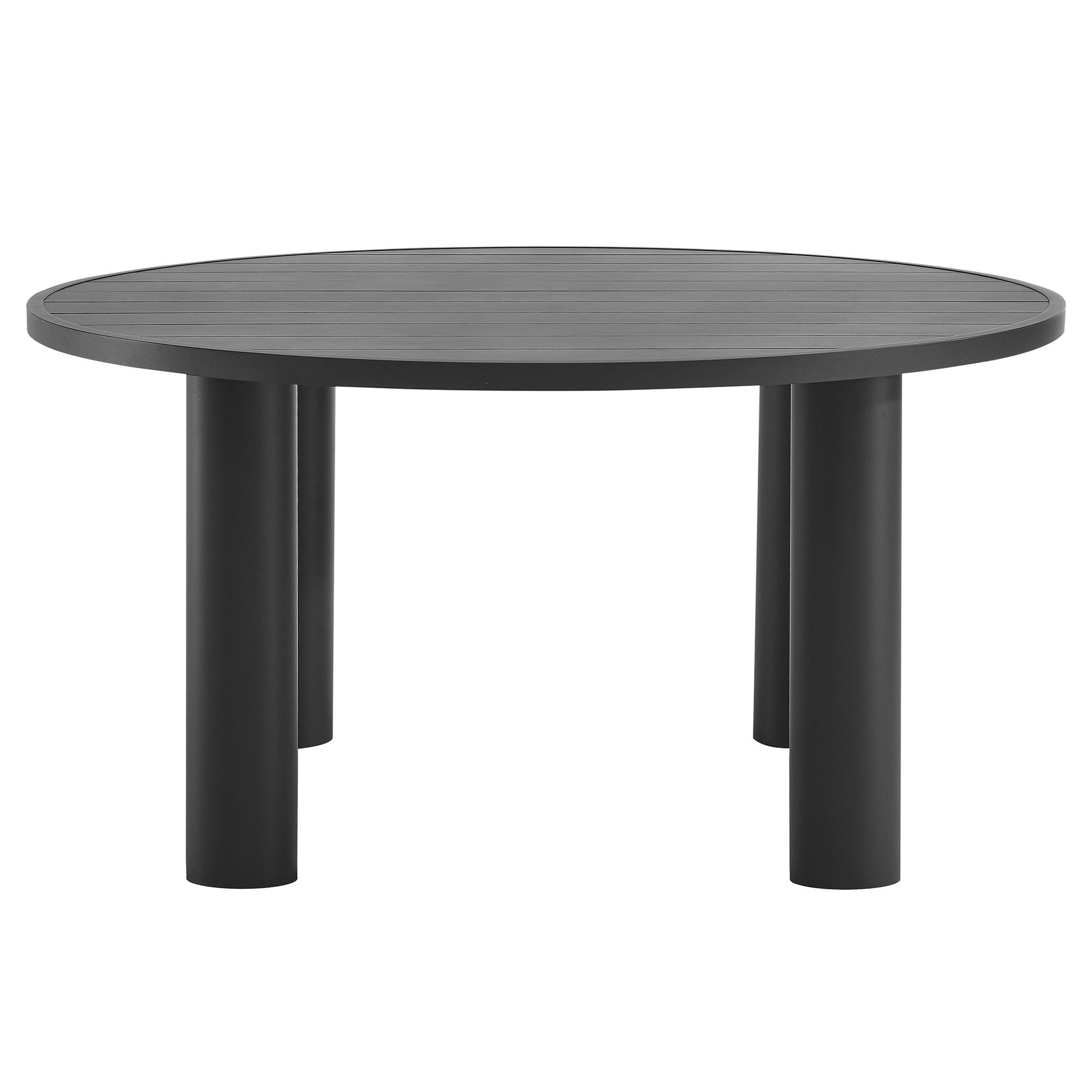 Nautica Outdoor Patio 60" Round Aluminum Dining Table by Modway | Dining Tables | Modishstore - 2