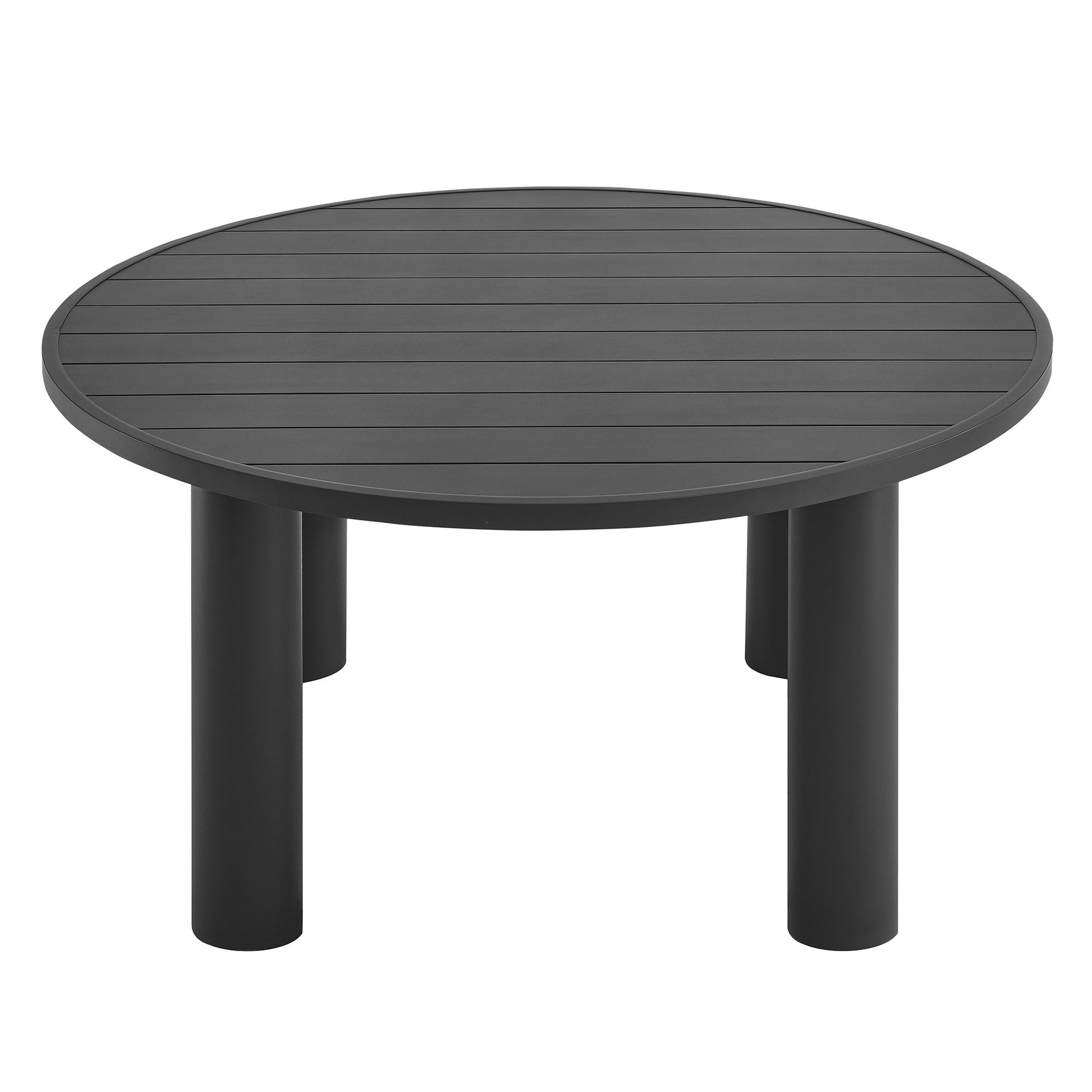 Nautica Outdoor Patio 60" Round Aluminum Dining Table by Modway | Dining Tables | Modishstore - 3