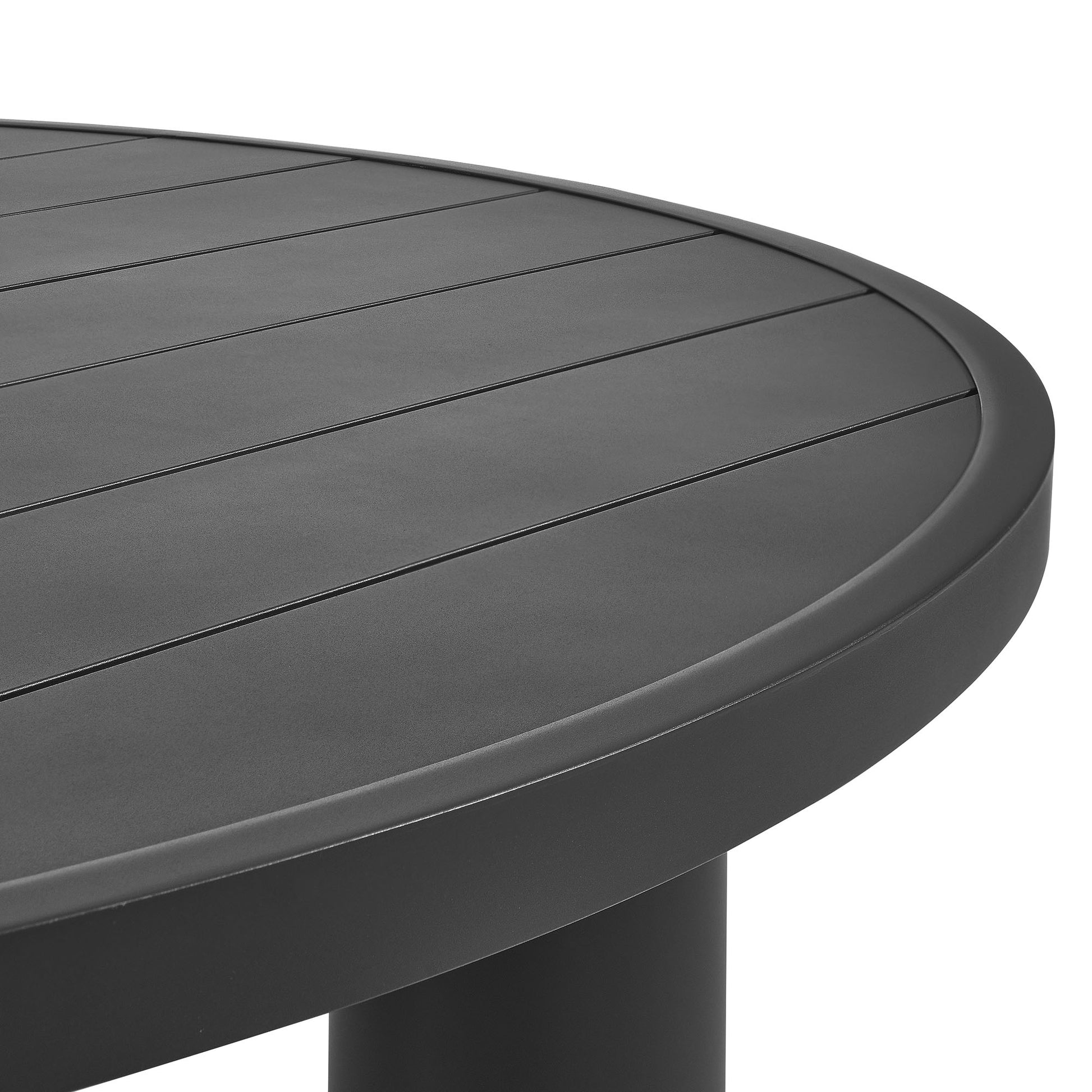 Nautica Outdoor Patio 60" Round Aluminum Dining Table by Modway | Dining Tables | Modishstore - 4