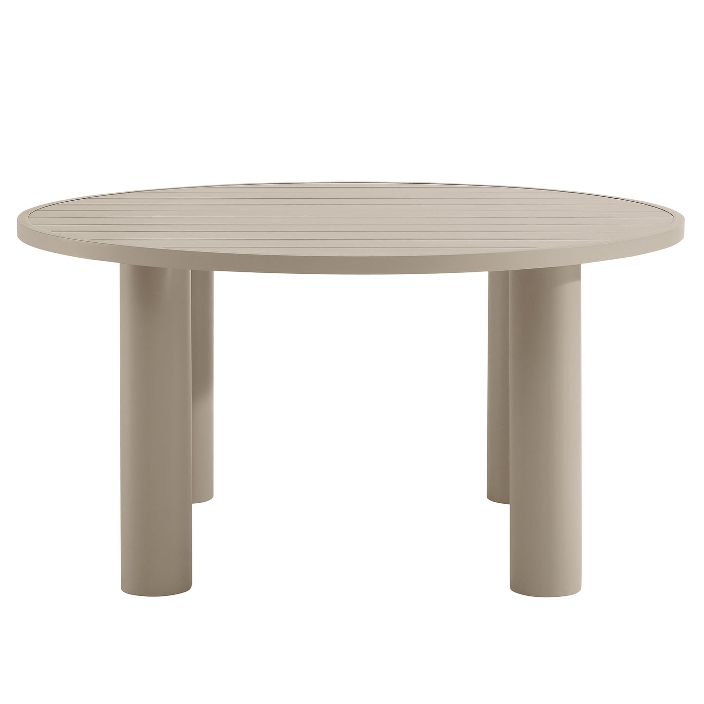 Nautica Outdoor Patio 60" Round Aluminum Dining Table by Modway | Dining Tables | Modishstore - 8
