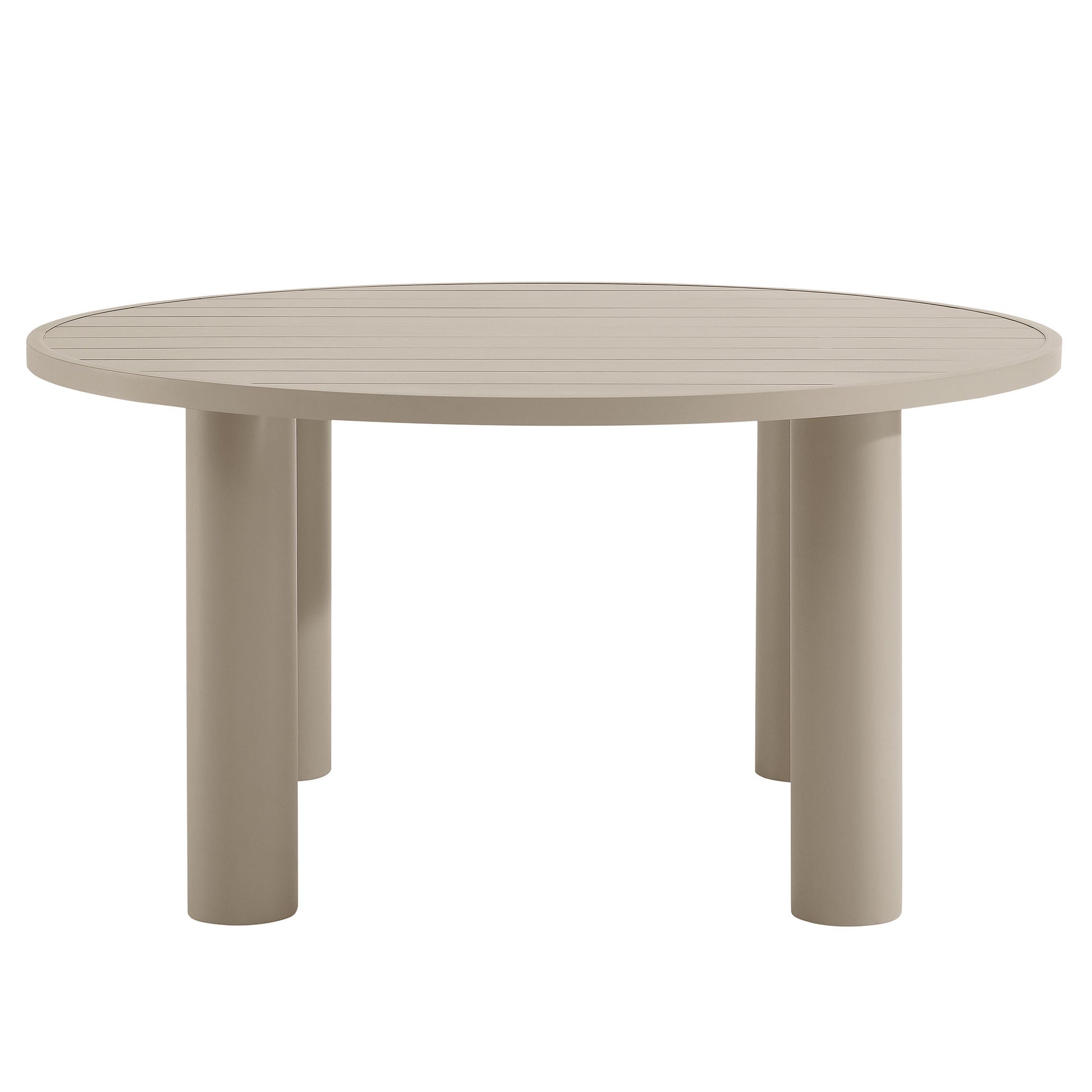 Nautica Outdoor Patio 60" Round Aluminum Dining Table by Modway | Dining Tables | Modishstore - 8