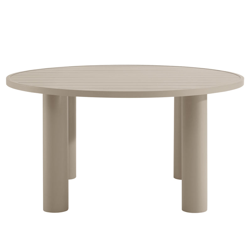 Nautica Outdoor Patio 60" Round Aluminum Dining Table by Modway | Dining Tables | Modishstore - 8
