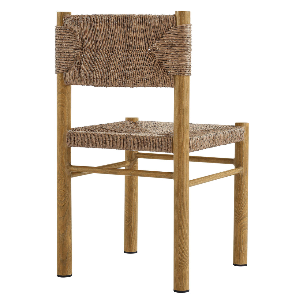 Parkland Outdoor Patio Rattan and Aluminum Dining Side Chairs Set of 2 by Modway | Side Chairs | Modishstore - 5