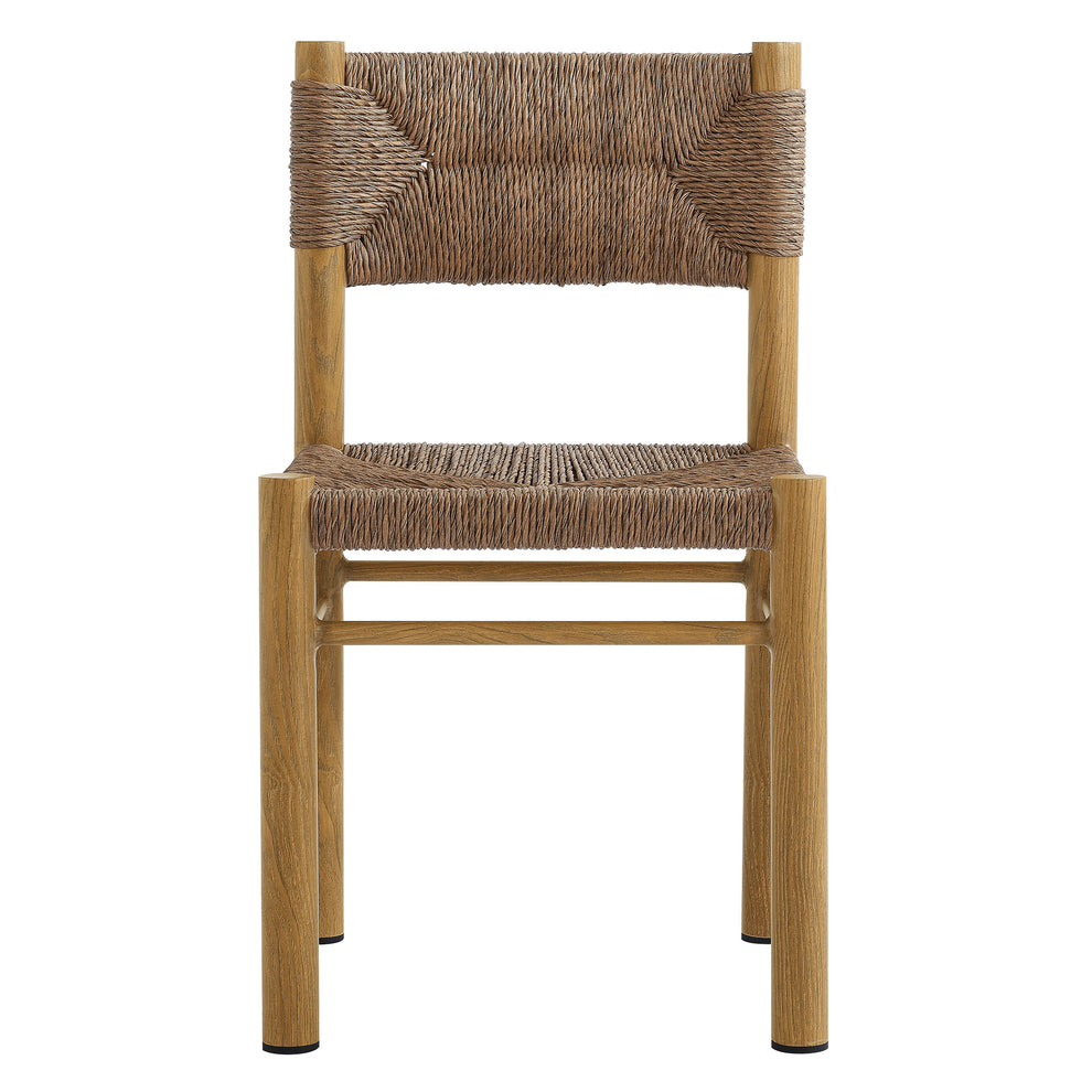 Parkland Outdoor Patio Rattan and Aluminum Dining Side Chairs Set of 2 by Modway | Side Chairs | Modishstore - 6
