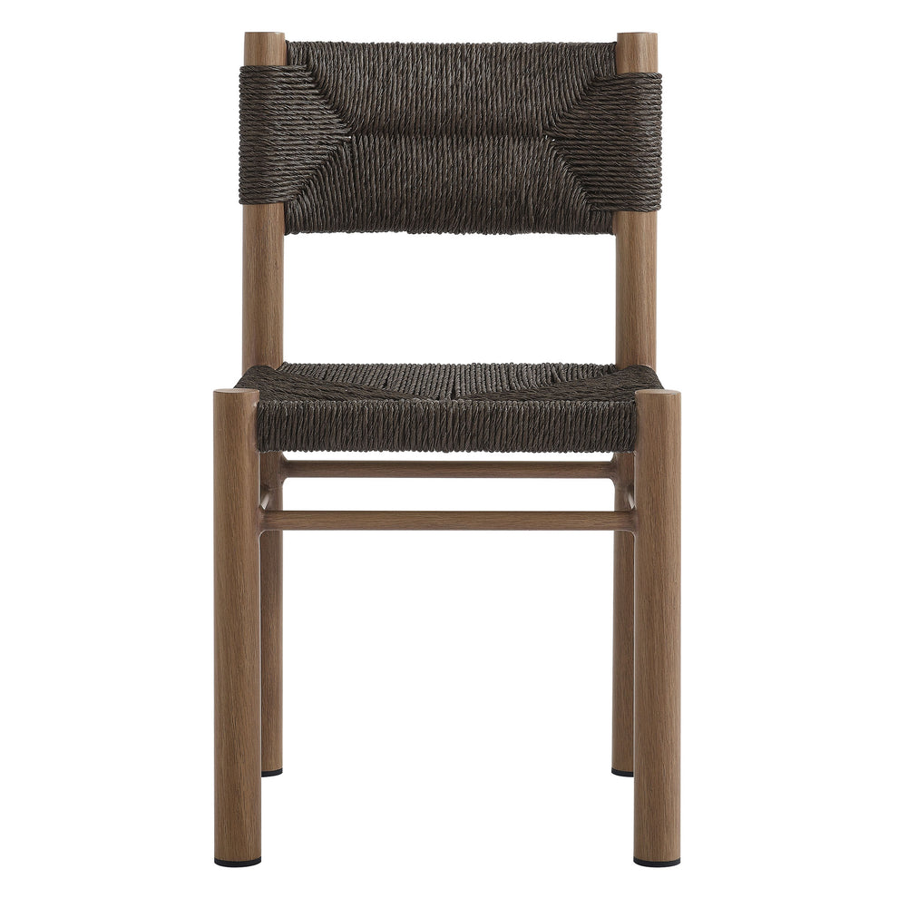 Parkland Outdoor Patio Rattan and Aluminum Dining Side Chairs Set of 2 by Modway | Side Chairs | Modishstore - 16