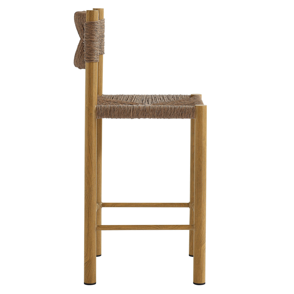 Parkland Outdoor Patio Rattan and Aluminum Counter Stools Set of 2 by Modway | Counter Stools | Modishstore - 3