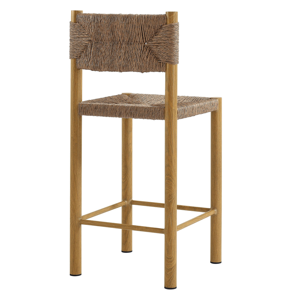 Parkland Outdoor Patio Rattan and Aluminum Counter Stools Set of 2 by Modway | Counter Stools | Modishstore - 4