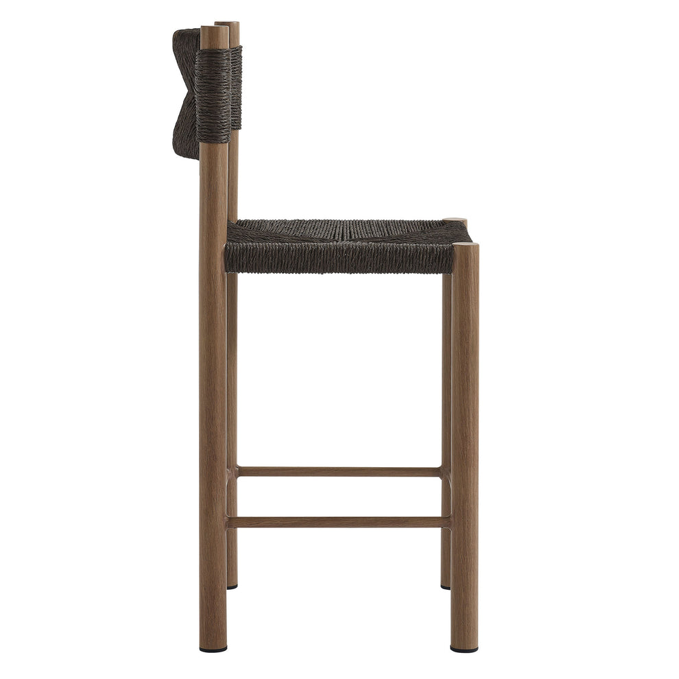 Parkland Outdoor Patio Rattan and Aluminum Counter Stools Set of 2 by Modway | Counter Stools | Modishstore - 14