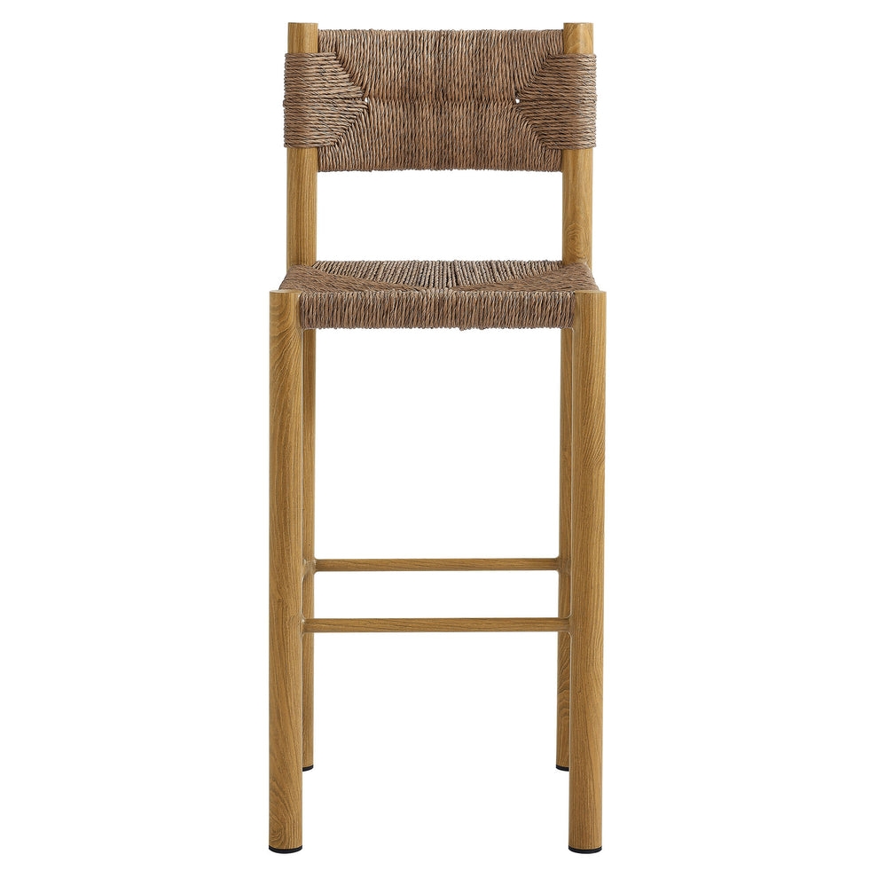 Parkland Outdoor Patio Rattan and Aluminum Bar Stools Set of 2 by Modway | Bar Stools | Modishstore - 5
