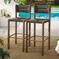 Parkland Outdoor Patio Rattan and Aluminum Bar Stools Set of 2 by Modway | Bar Stools | Modishstore - 13