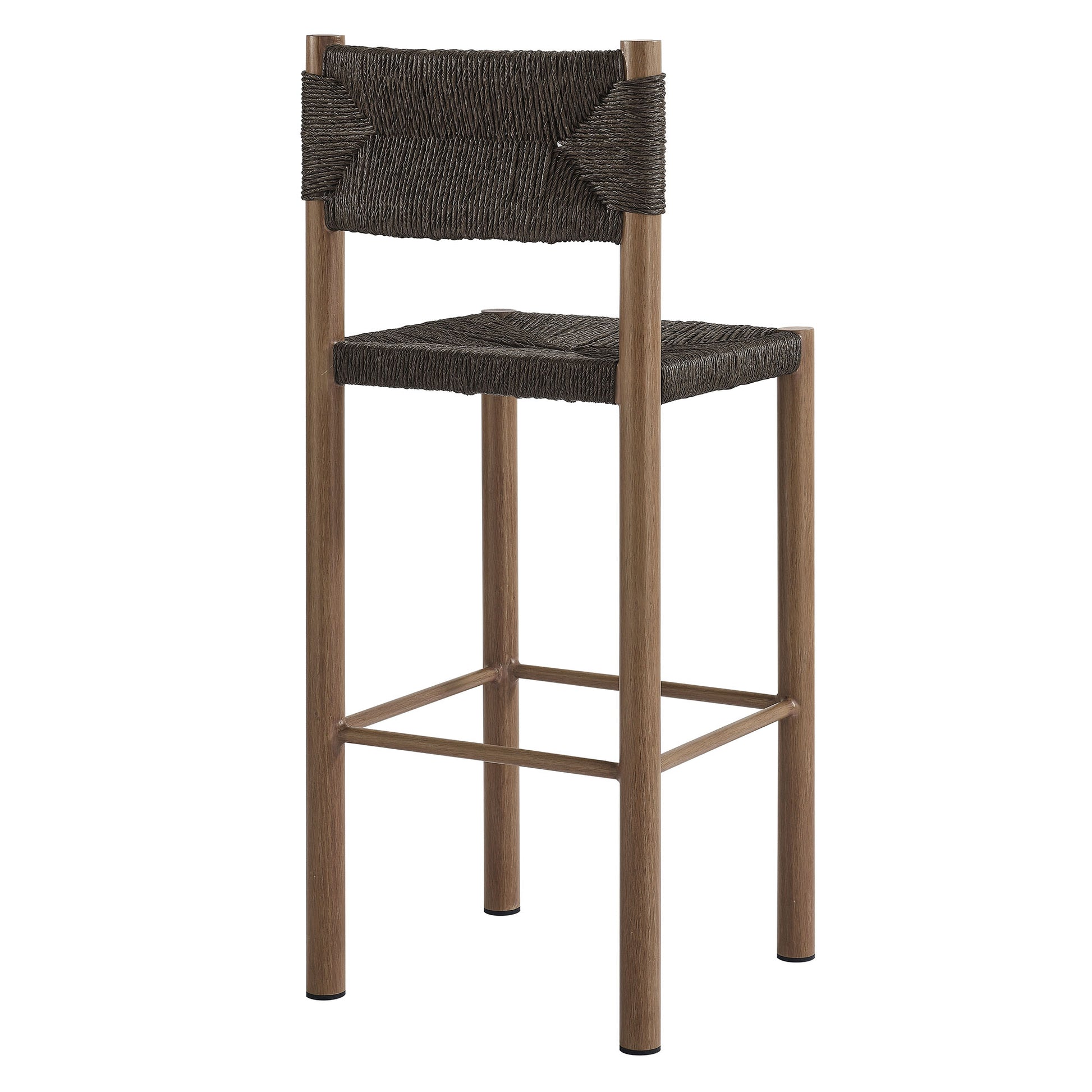 Parkland Outdoor Patio Rattan and Aluminum Bar Stools Set of 2 by Modway | Bar Stools | Modishstore - 15