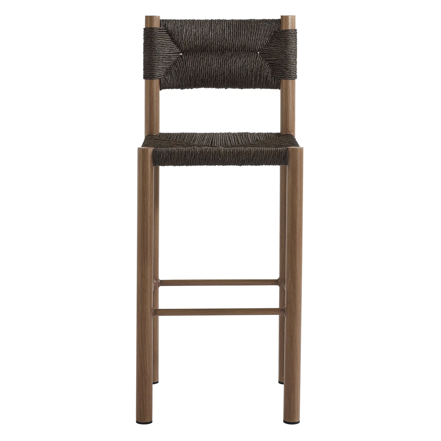 Parkland Outdoor Patio Rattan and Aluminum Bar Stools Set of 2 by Modway | Bar Stools | Modishstore - 16