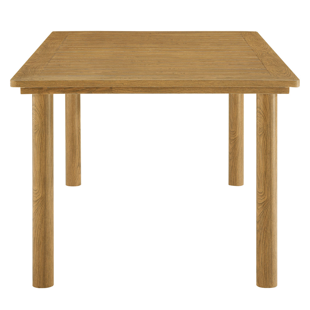 Parkland 76" Outdoor Patio Aluminum Dining Table by Modway | Dining Tables | Modishstore - 3