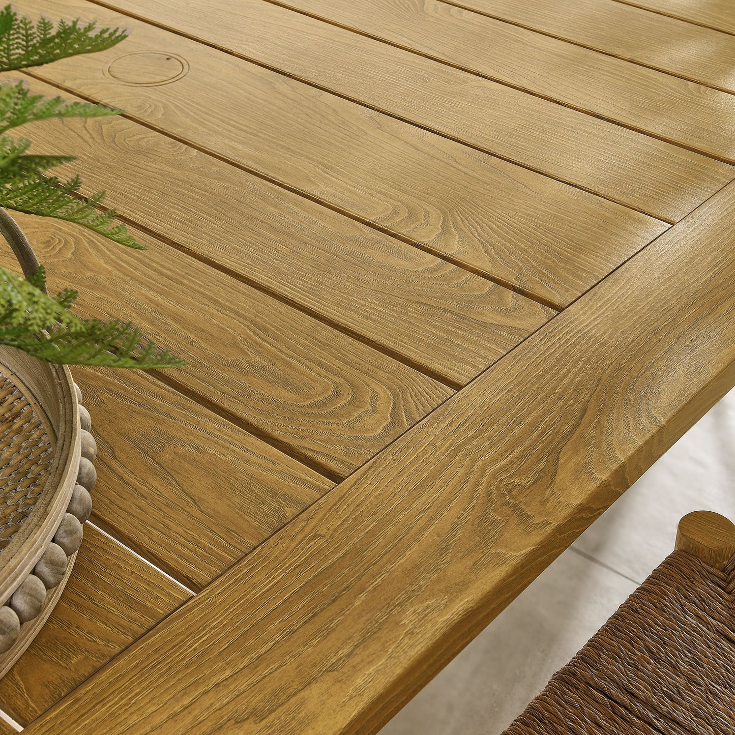 Parkland 76" Outdoor Patio Aluminum Dining Table by Modway | Dining Tables | Modishstore - 7