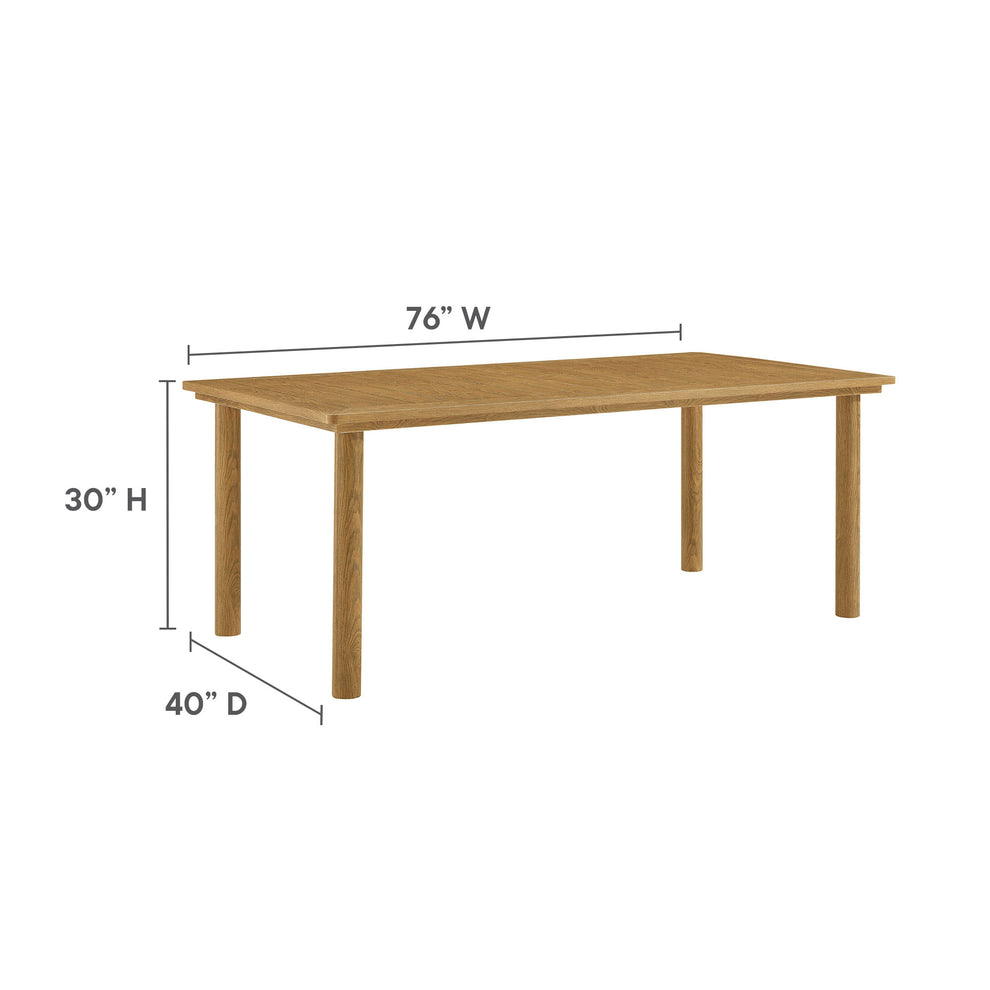 Parkland 76" Outdoor Patio Aluminum Dining Table by Modway | Dining Tables | Modishstore - 9