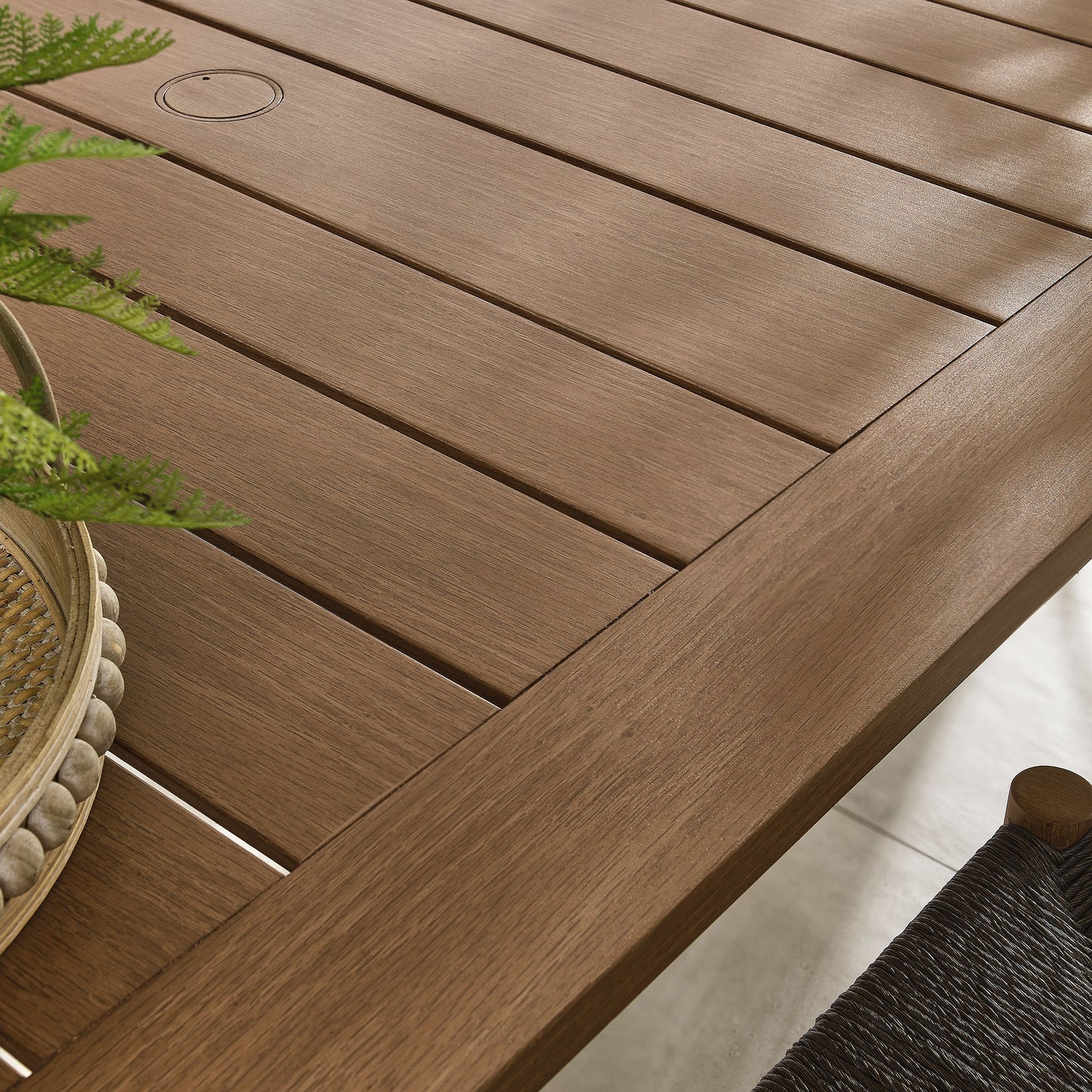 Parkland 76" Outdoor Patio Aluminum Dining Table by Modway | Dining Tables | Modishstore - 15