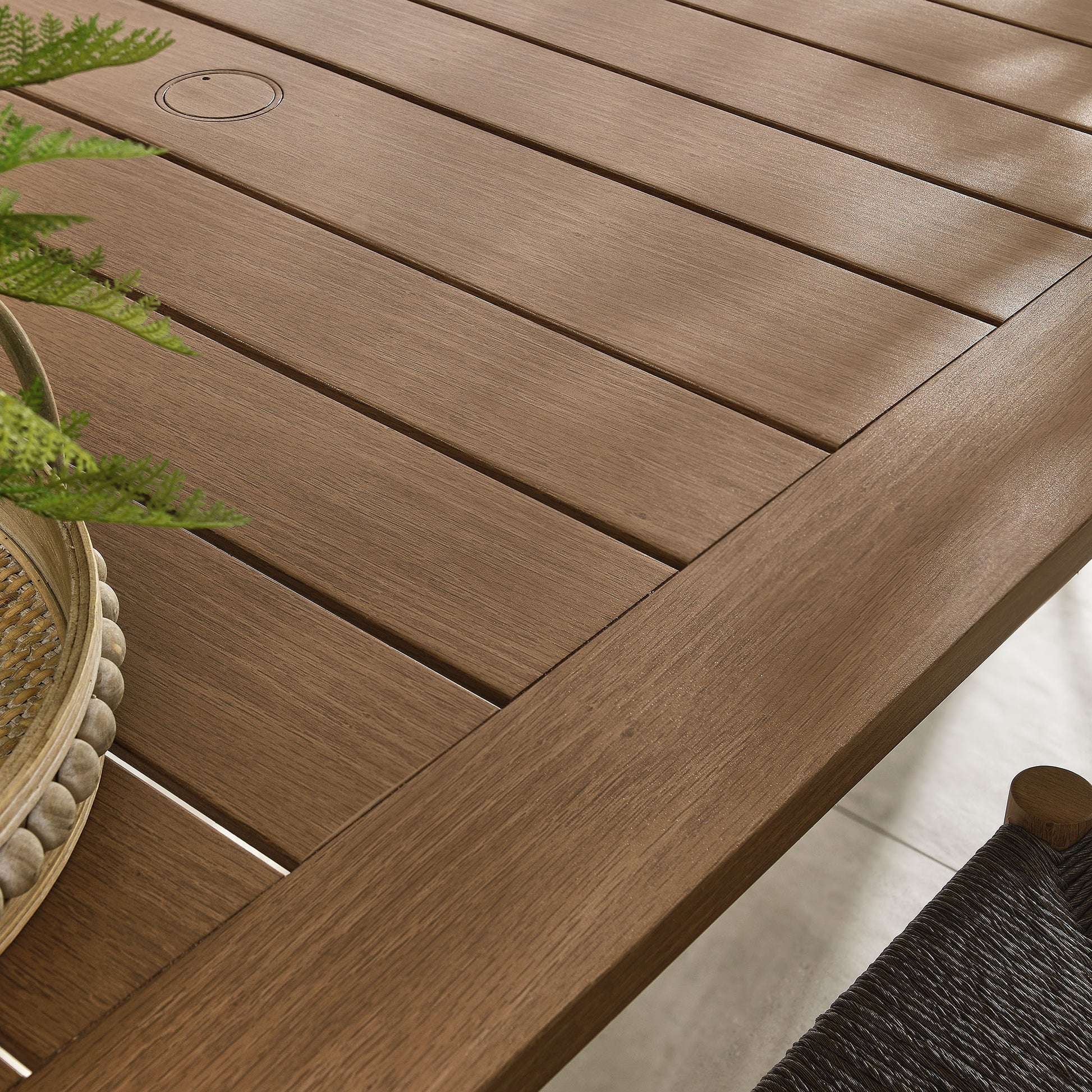 Parkland 76" Outdoor Patio Aluminum Dining Table by Modway | Dining Tables | Modishstore - 15