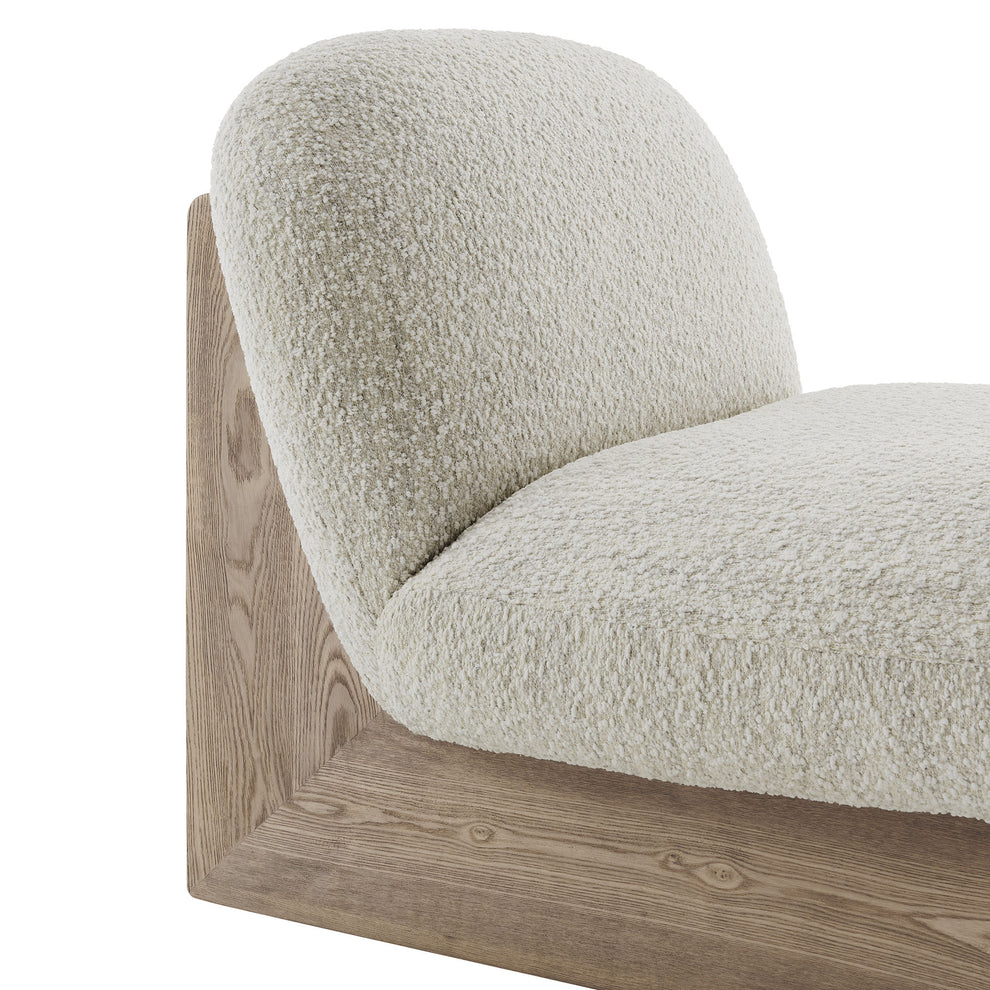 Loyal Boucle Fabric Accent Chair and Ottoman Set by Modway | Accent Chairs | Modishstore - 7