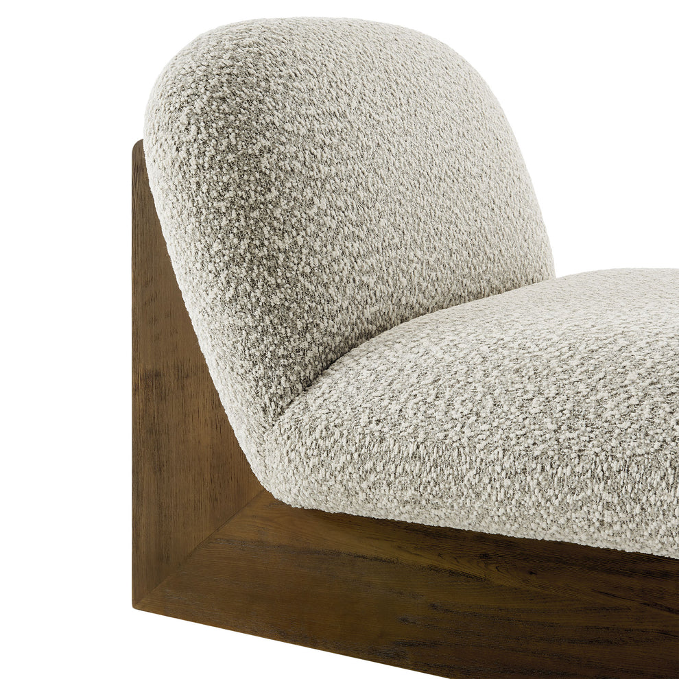 Loyal Boucle Fabric Accent Chair and Ottoman Set by Modway | Accent Chairs | Modishstore - 16