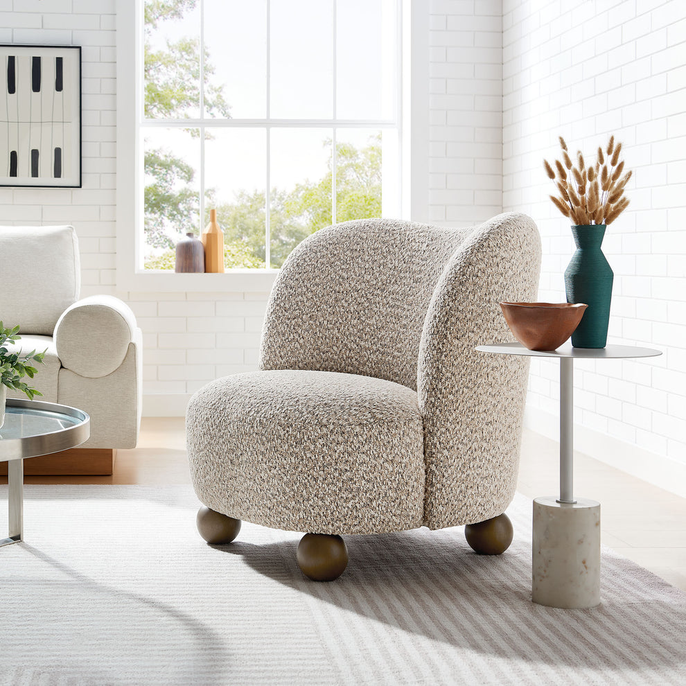 Monroe Boucle Fabric Accent Chair by Modway | Accent Chairs | Modishstore - 1