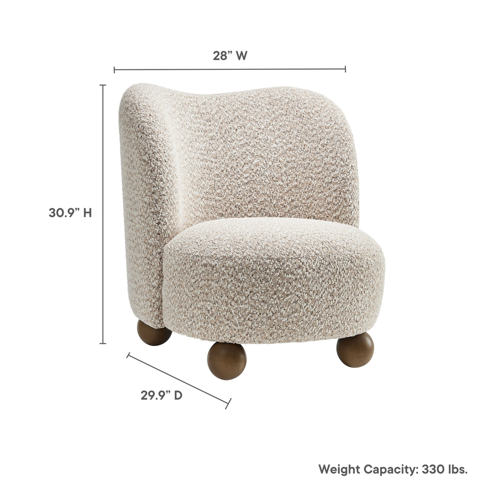 Monroe Boucle Fabric Accent Chair by Modway | Accent Chairs | Modishstore - 9