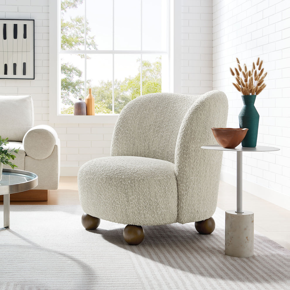 Monroe Boucle Fabric Accent Chair by Modway | Accent Chairs | Modishstore - 16