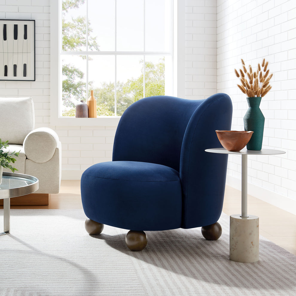 Monroe Performance Velvet Accent Chair by Modway | Accent Chairs | Modishstore - 1