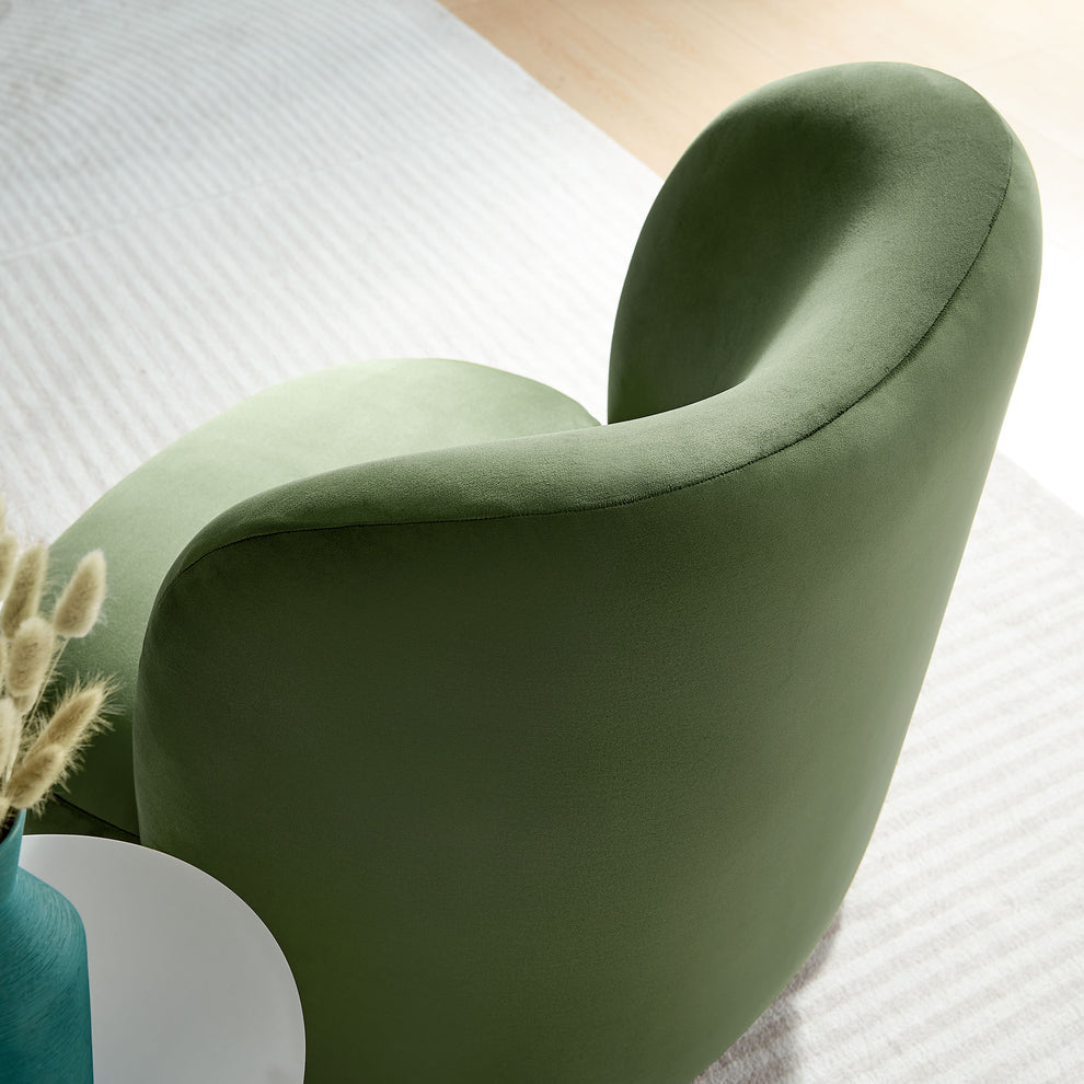 Monroe Performance Velvet Accent Chair by Modway | Accent Chairs | Modishstore - 15
