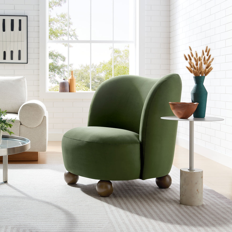 Monroe Performance Velvet Accent Chair by Modway | Accent Chairs | Modishstore - 16