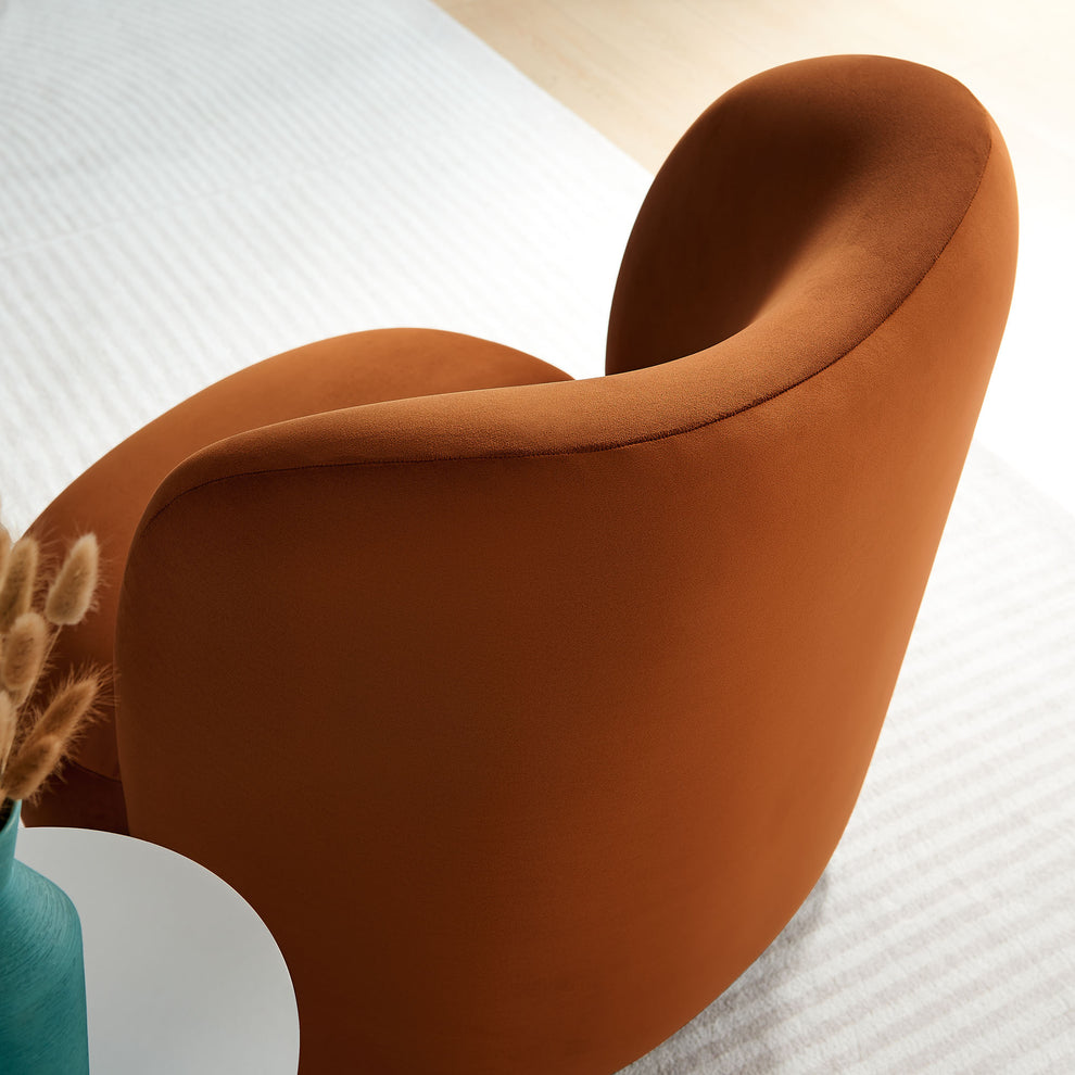 Monroe Performance Velvet Accent Chair by Modway | Accent Chairs | Modishstore - 24