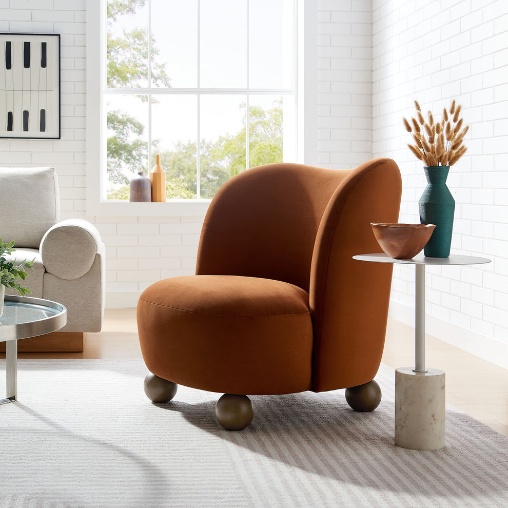 Monroe Performance Velvet Accent Chair by Modway | Accent Chairs | Modishstore - 25