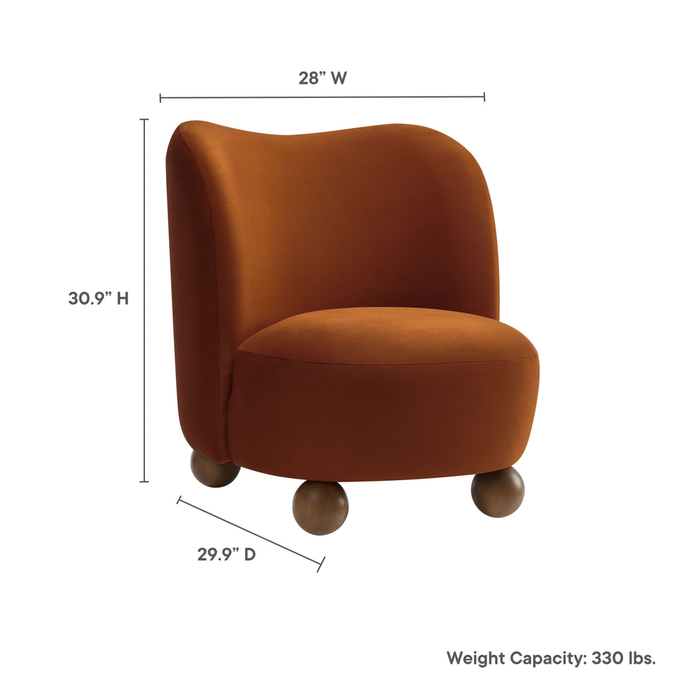Monroe Performance Velvet Accent Chair by Modway | Accent Chairs | Modishstore - 27